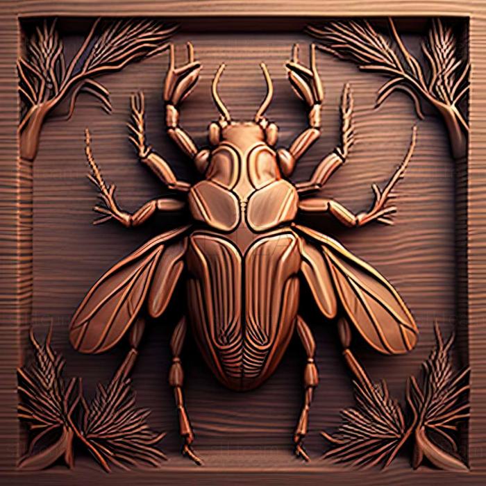 3D модель Rhagonycha nigriventris (STL)